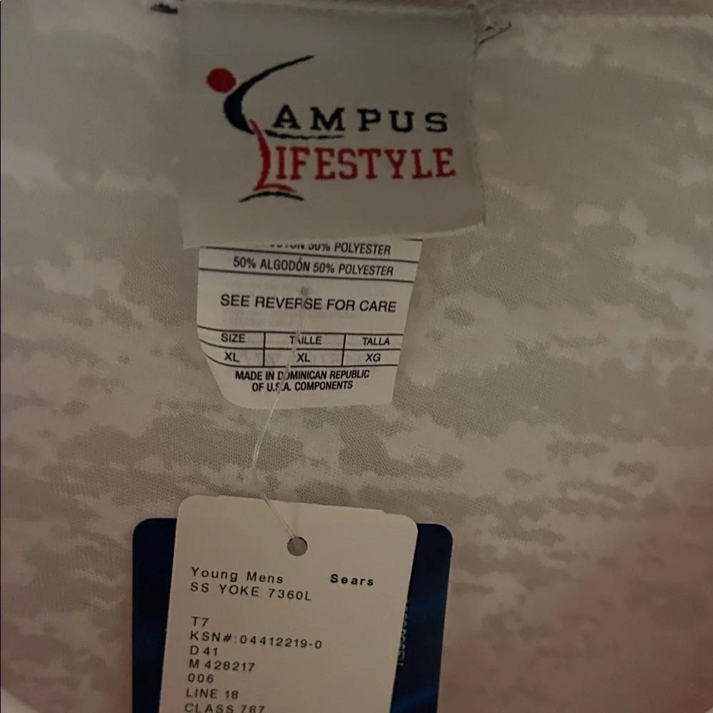 Ohio State Buckeyes Women's Red and White Jersey Top - Picture 2 of 5